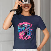 Rock Dad, Funny Skeleton Dad, T-shirt tendance pour la fête des pères